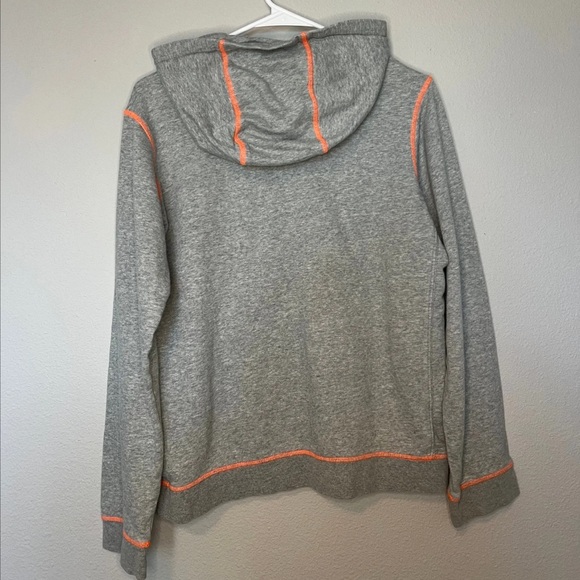 Nike Gray Sweatshirt with Orange Accent - Picture 3 of 3